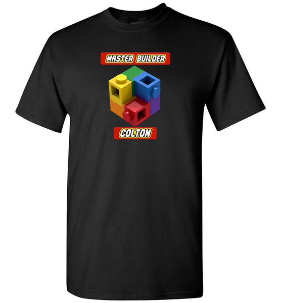 COLTON FIRST NAME EXPERT MASTER BUILDER TSHIRT