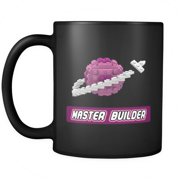 Pink and Purple Girls Toy Brick Master Builder Brick Toy Classic Space Logo 11oz