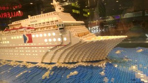 Carnival Fantasy features a LEGO Model of Itself Onboard