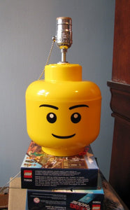 LEGO Minifigure Storage Head Lamp Conversion