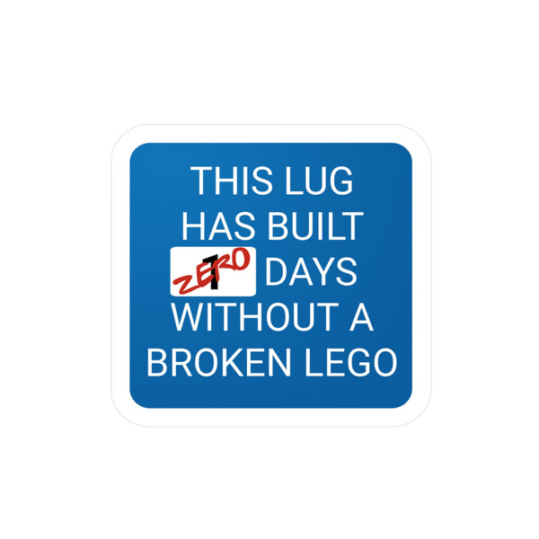 Broken LUGo Sticker