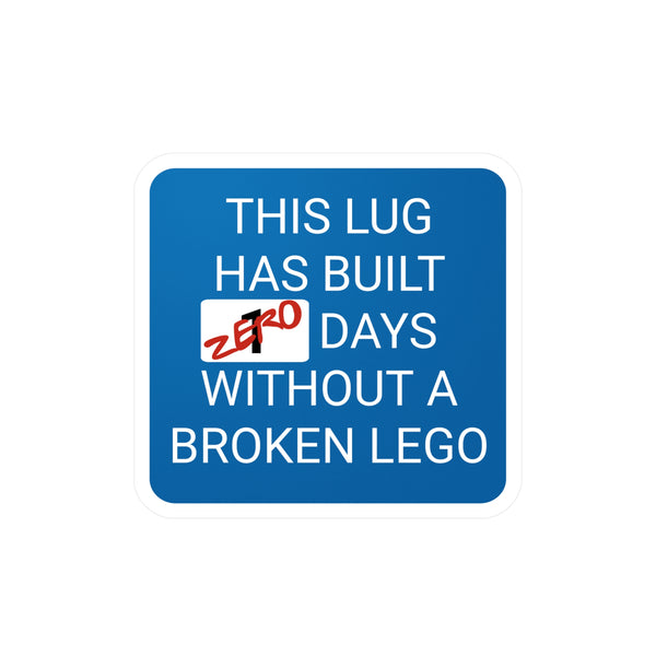 Broken LUGo Sticker