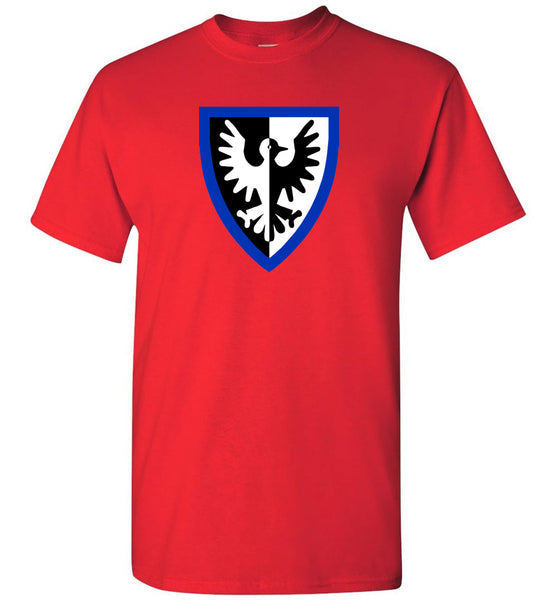 Black Falcon Eagle Crest Classic Castle T Shirt