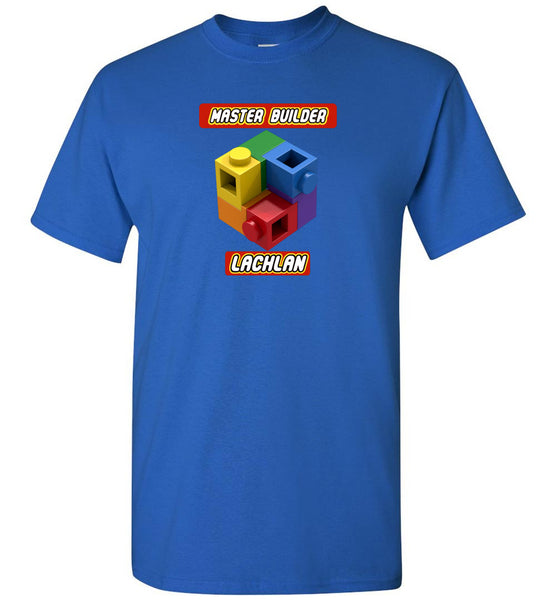 LACHLAN FIRST NAME EXPERT MASTER BUILDER YOUTH TSHIRT