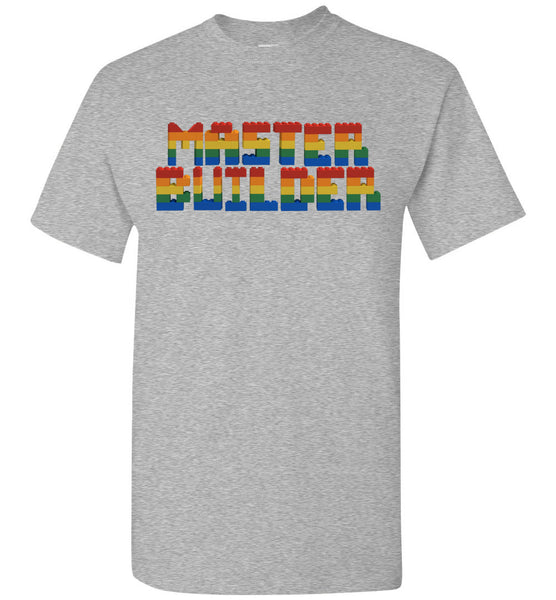 Master Builder Rainbow Brick Letters T-Shirt (Default)