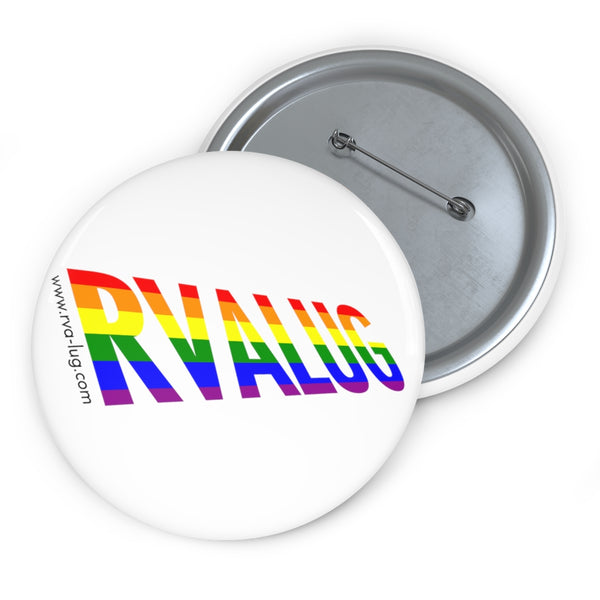 RVA LUG Rainbow Button