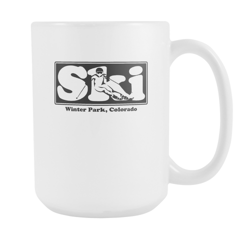 Winter Park Colorado SKI Graphic Mug for Skiing your favorite mountain, city or resort town 15oz