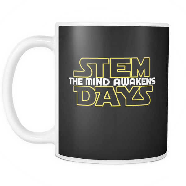Star Wars Stem Days The Mind Awakens Ceramic Graphic Mug 11 oz
