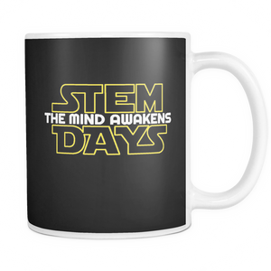 Star Wars Stem Days The Mind Awakens Ceramic Graphic Mug 11 oz