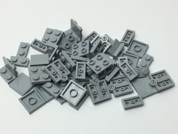 Grey Folding Fidget Cube Parts KIT, Built with Toy Bricks (Instructions download included)