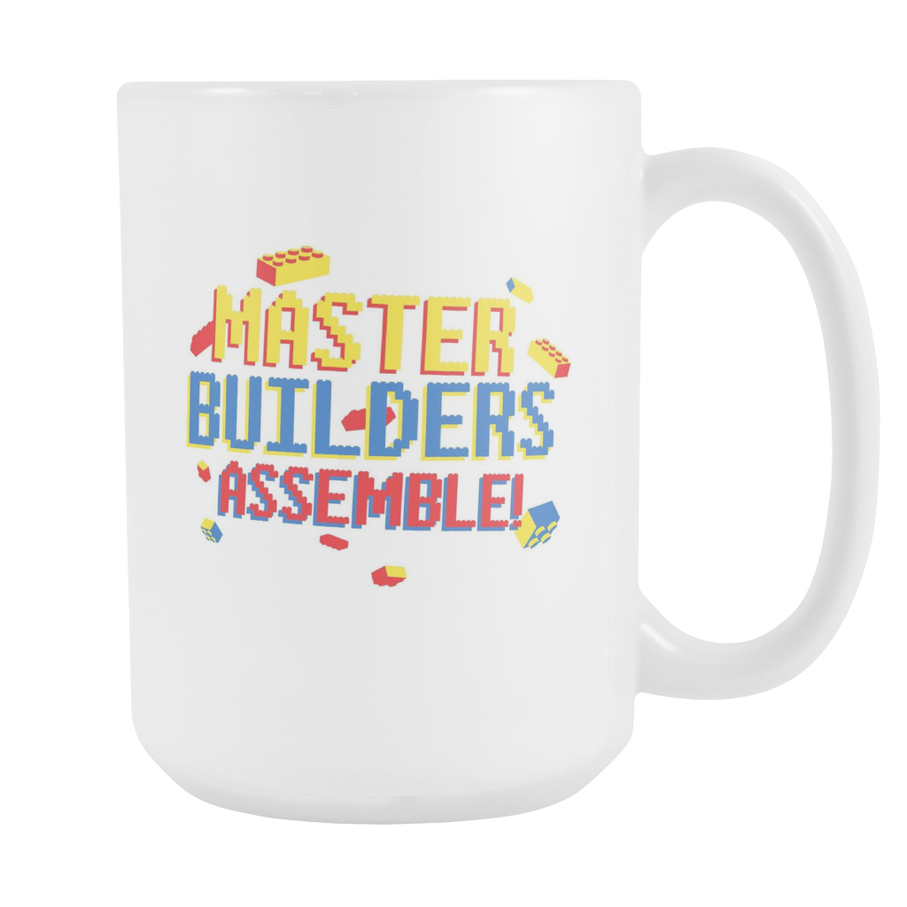 Master Builders Assemble Toy Brick Building Mug