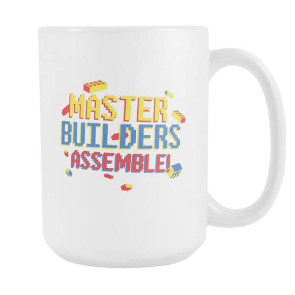 Master Builders Assemble Toy Brick Building Mug