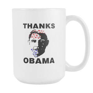 Thanks Barack Obama 15oz White Ceramic Mug