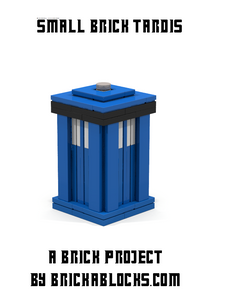 Downloadable Instructions for Building a Small Doctor Who TARDIS with Toy Bricks