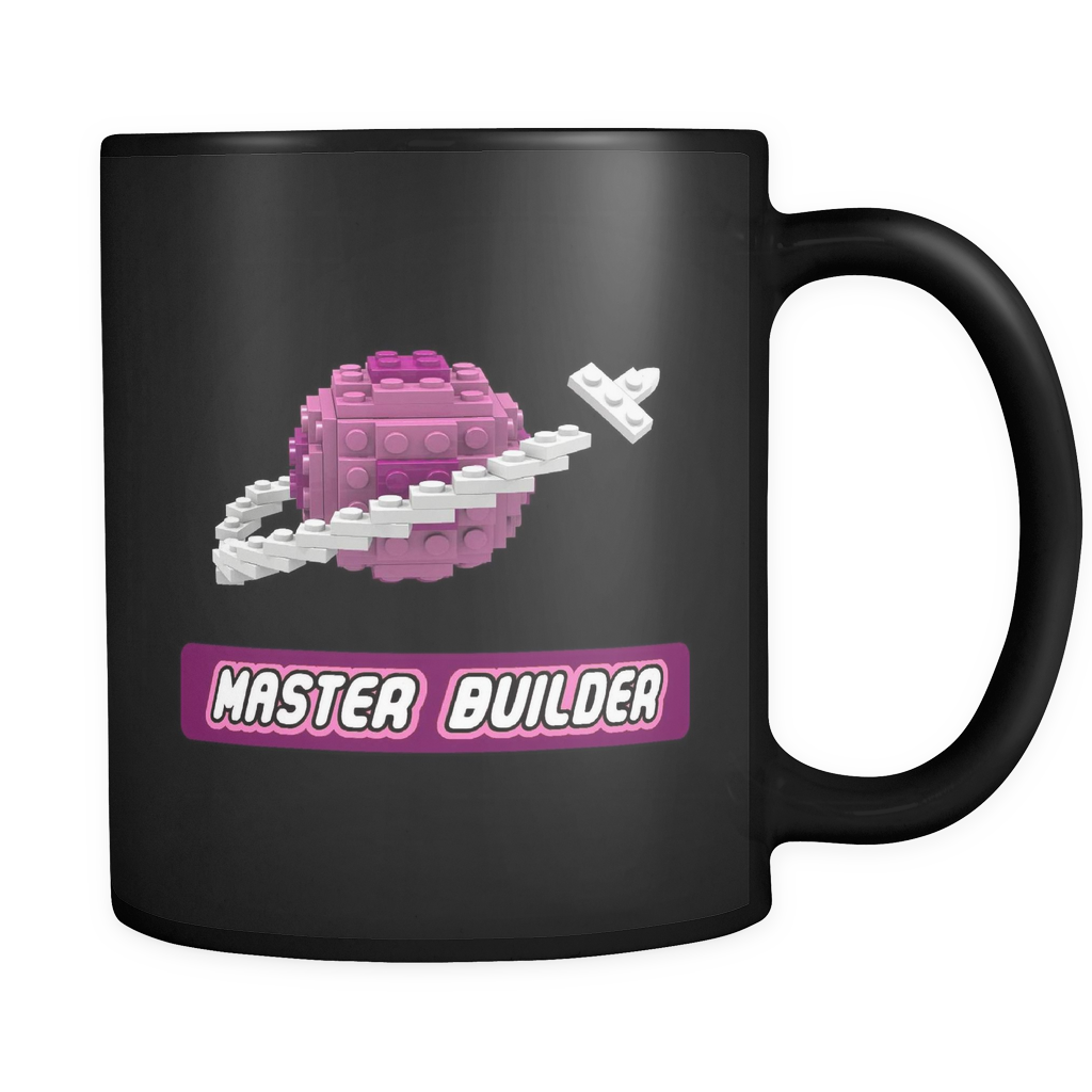 Pink and Purple Girls Toy Brick Master Builder Brick Toy Classic Space Logo 11oz