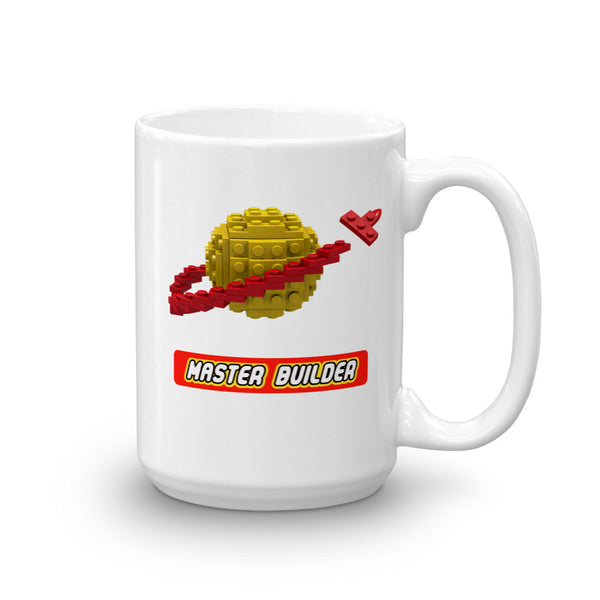 Master Builder Classic Space Brick Toy Mug