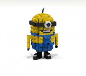 Downloadable Instructions for Building a YELLOW MINION with Toy Bricks