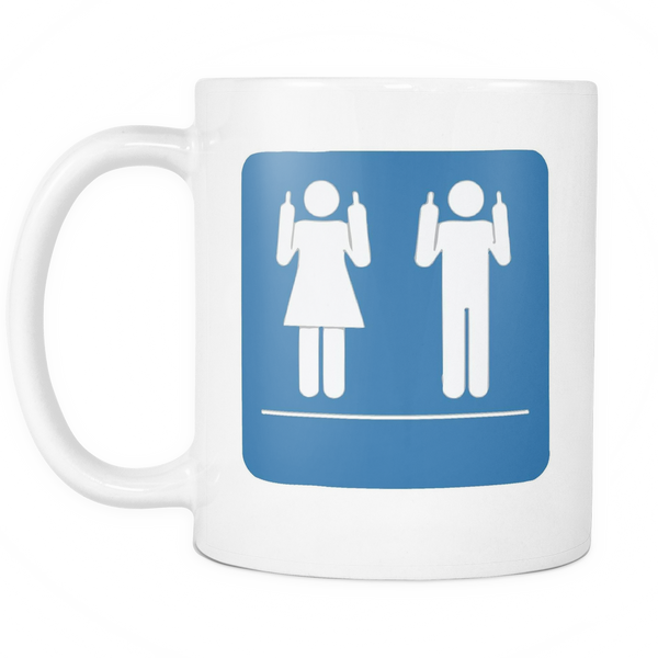 Transgender Rights are Human Rights Protest - Coffee Mug, 11 oz. White Cup