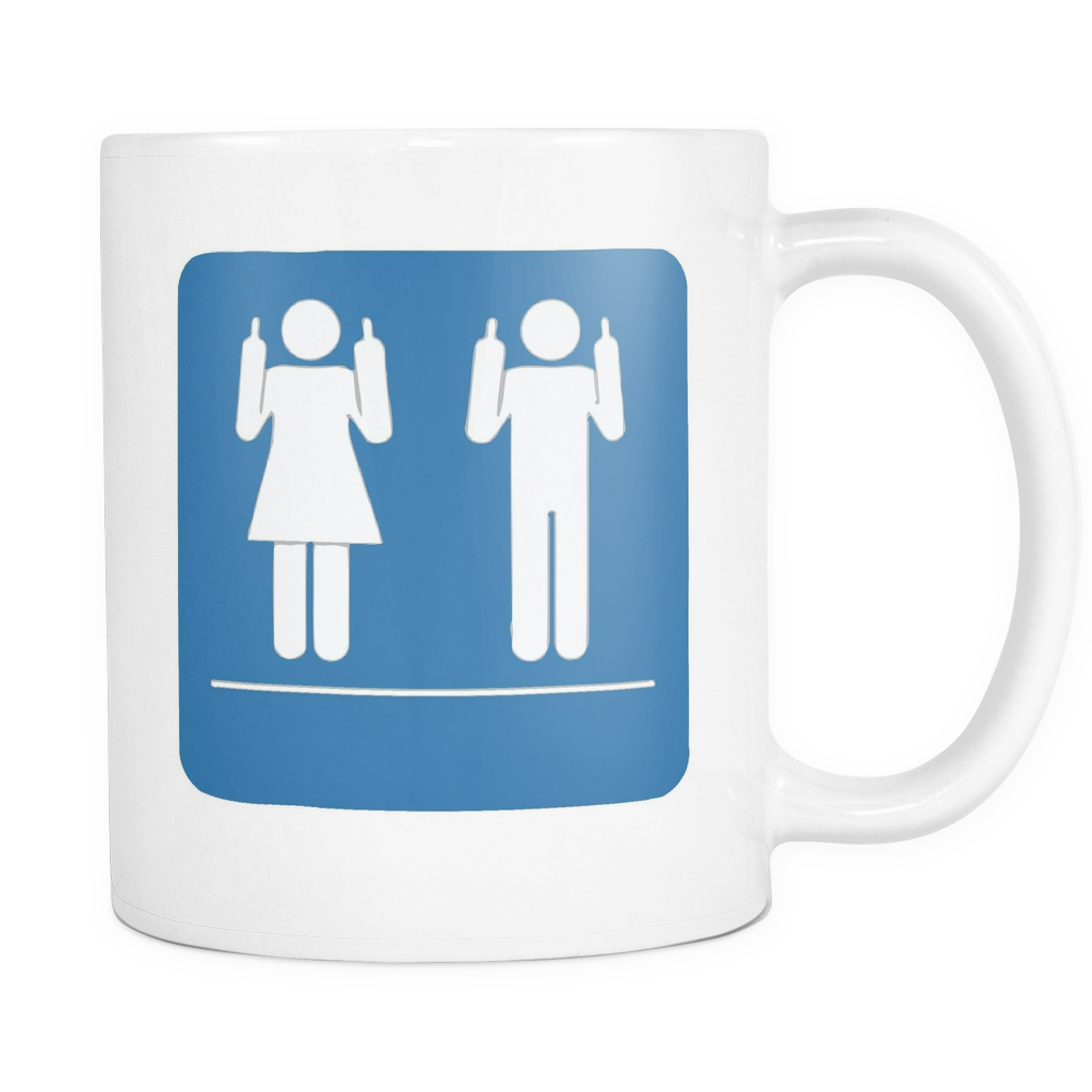 Transgender Rights are Human Rights Protest - Coffee Mug, 11 oz. White Cup