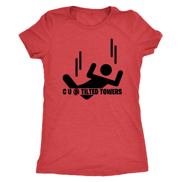 See you At Tilted Towers Battle Royale Womens Ladies Tee Shirt Tshirt